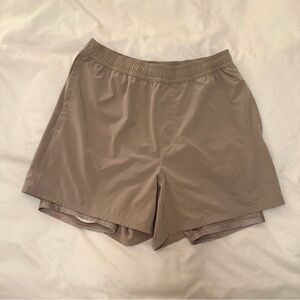 Men’s DSG Tan Lined Athletic Shorts
